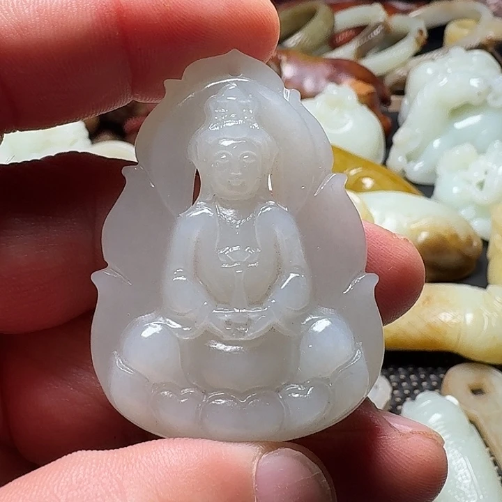 和田玉未镶嵌挂件