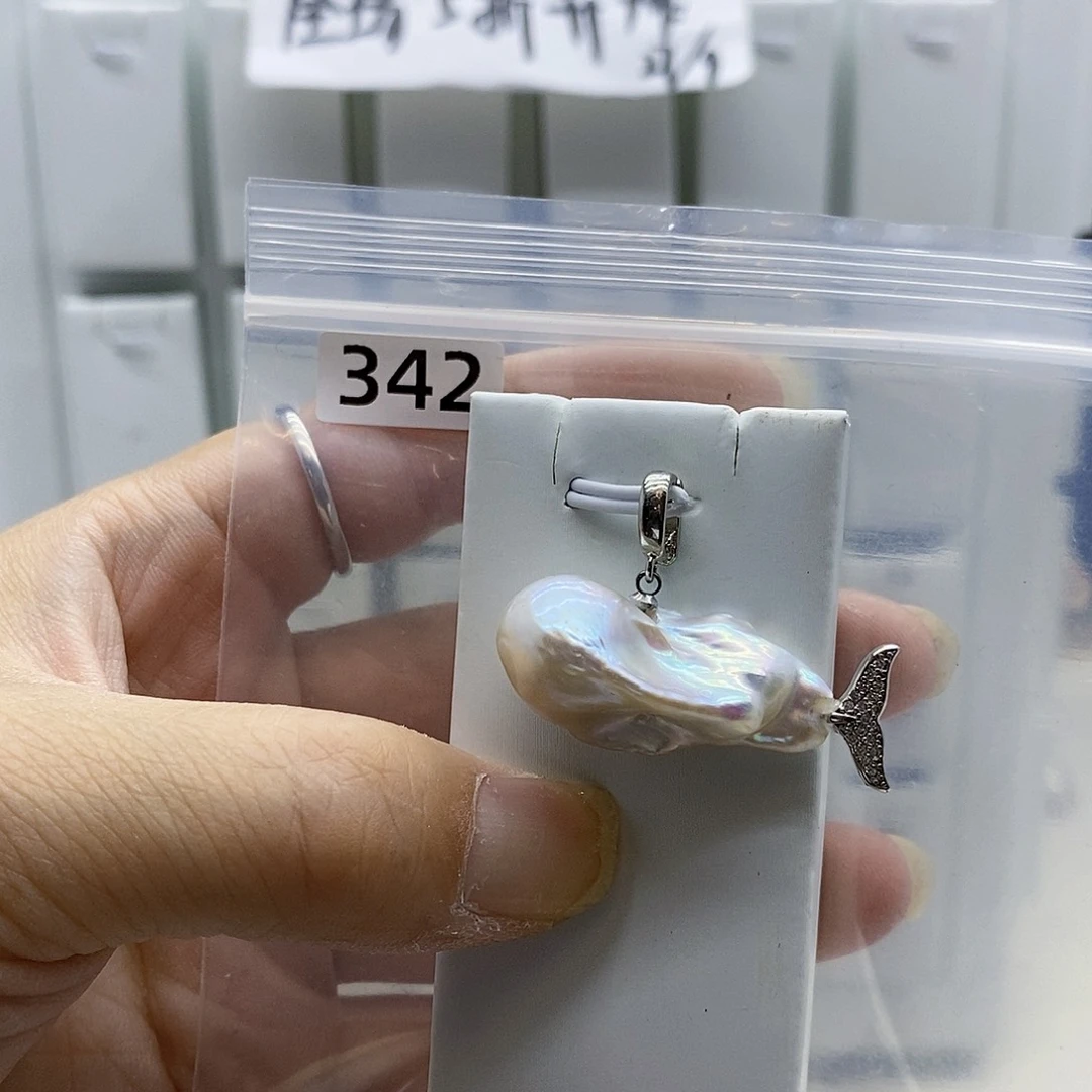 颈饰合金淡水珍珠