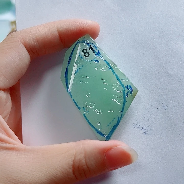 定制翡翠未镶嵌天然翡翠包工