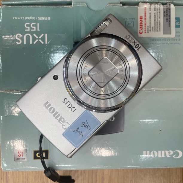 95新 Canon/佳能 ixus155 带原盒 二手商品no退换