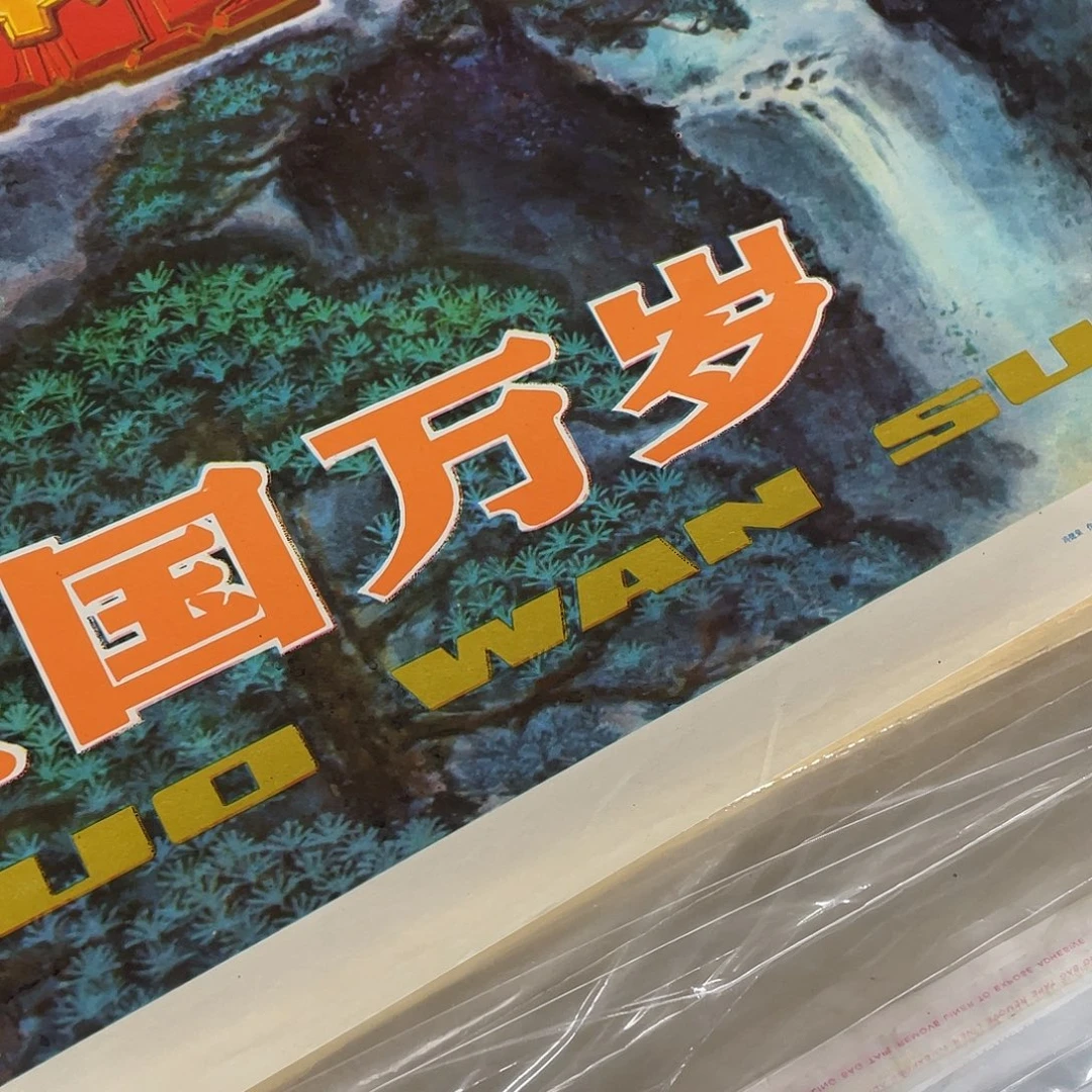 唐***士祖国万岁装饰画民宿