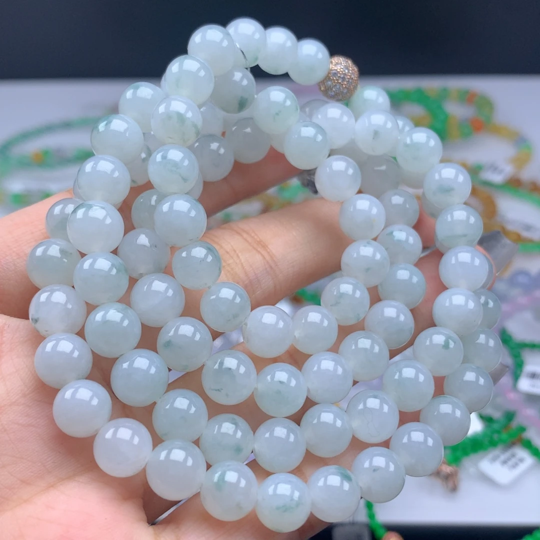 翡翠手链未镶嵌卡