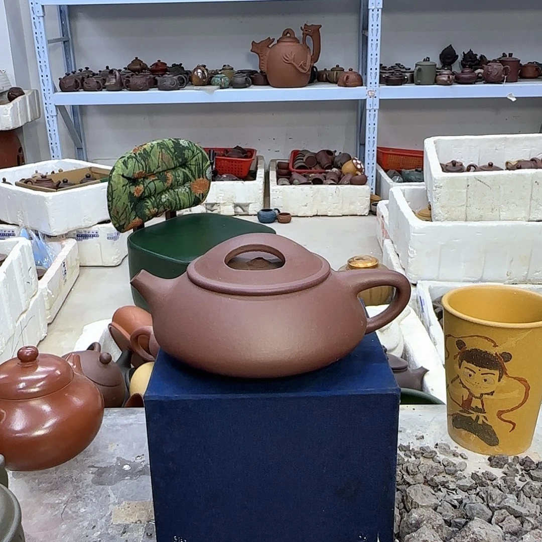 茶壶紫砂宜兴紫砂壶瑕疵处理
