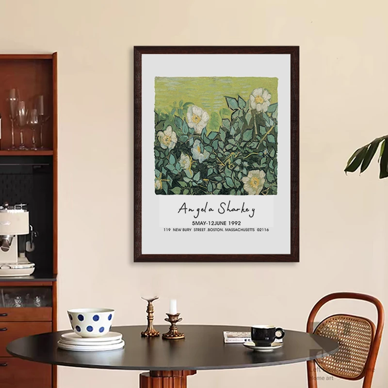 蒲骆朗北欧风格梵高装饰画世界名画卧室客厅沙发背景墙装饰画