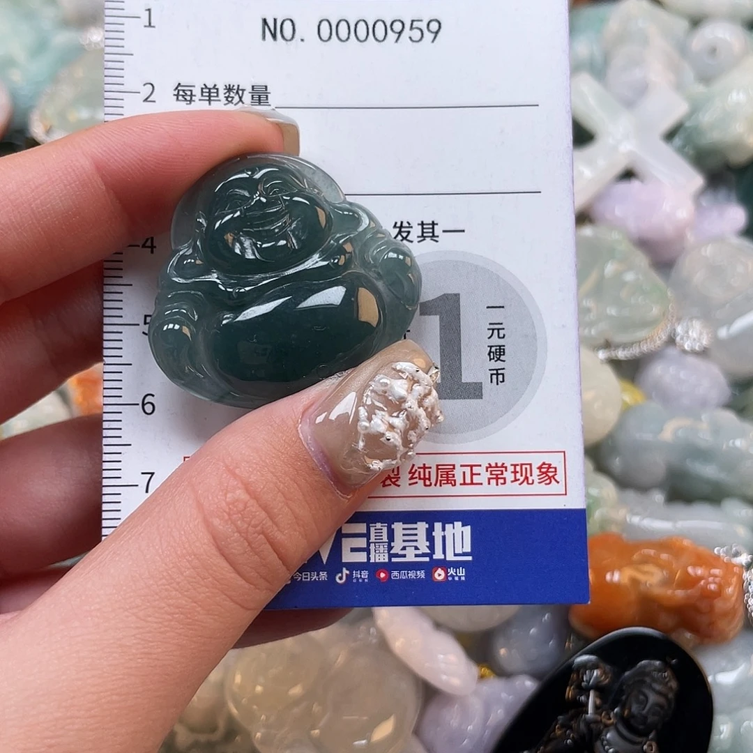 翡翠未镶嵌颈饰959