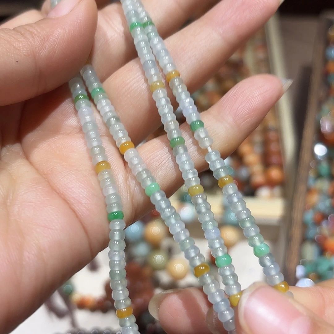 翡翠未镶嵌颈饰原创