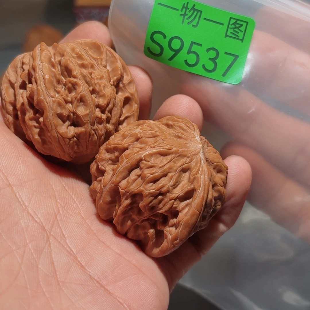 文玩核桃把件磨盘