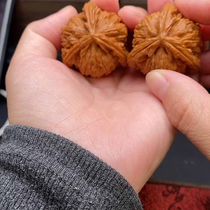 江***湖把件文玩核桃白奔