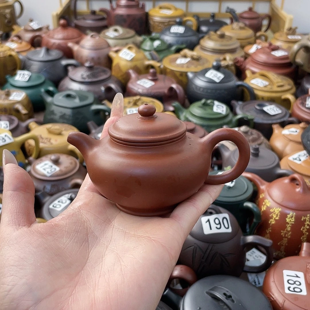 茶壶紫砂白*水紫砂微瑕