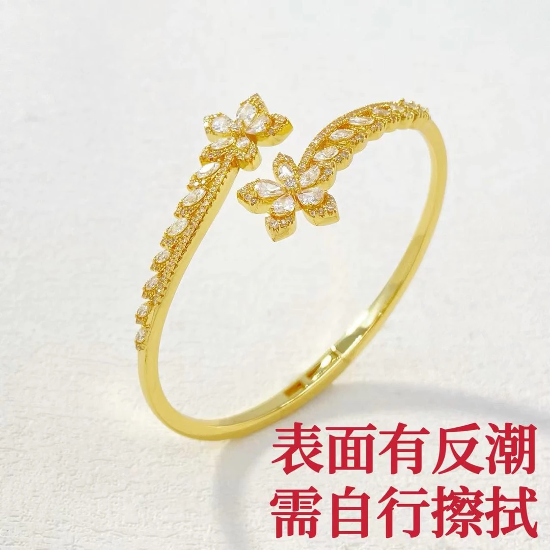 铜合金手镯 木木（QA3416）57毫米*45毫米 手镯