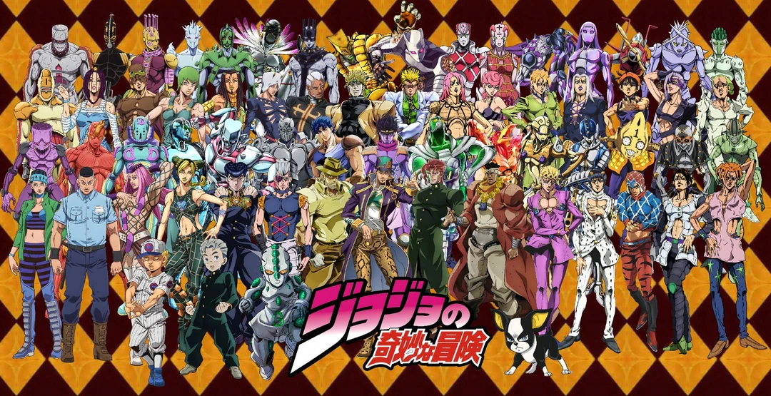 【JOJO的奇妙冒险】JOJO大合集全家福pvc手工装裱装饰画40*80