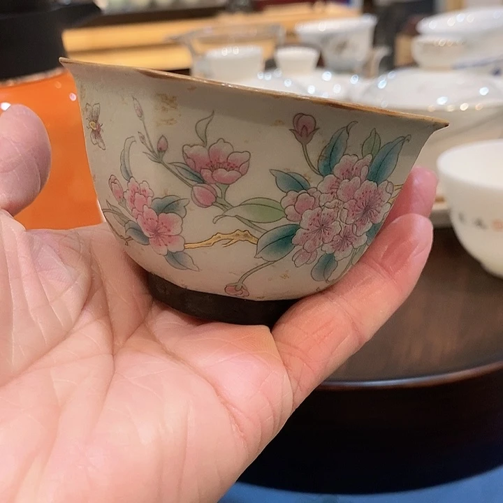 火石烧主人杯瓷器