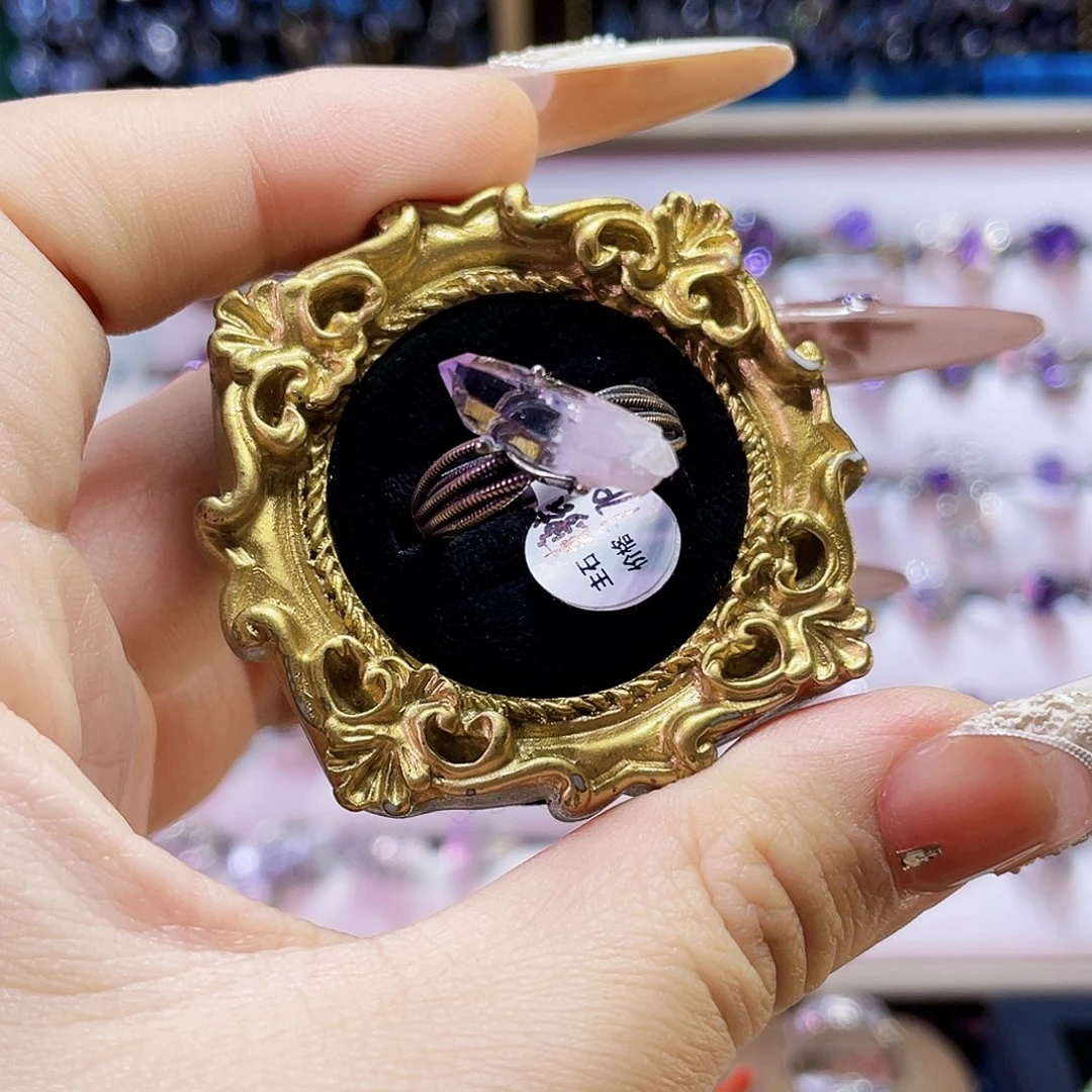 925银克鲁兹复古银戒指