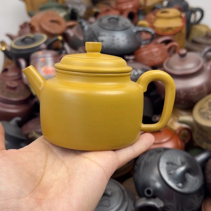 茶壶紫砂钮微裂了
