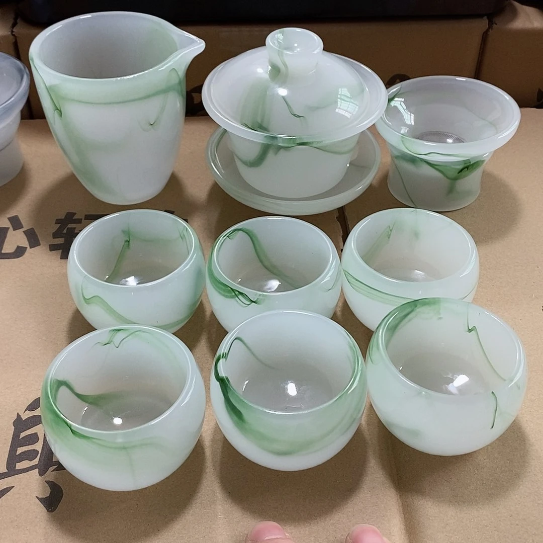 杯高端琉璃茶具 无礼盒 无茶盘