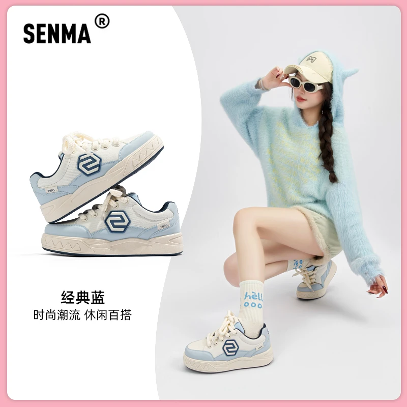 SENMA/森马2025情侣新款潮鞋低帮ol韩版港风百搭时尚国潮厚底鞋子