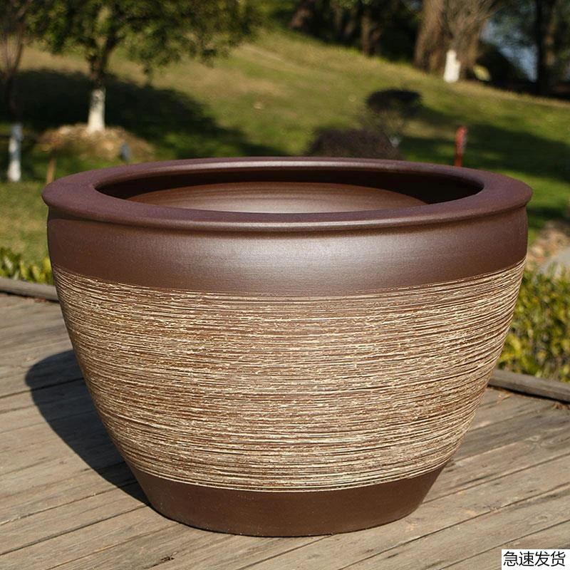 庭院大缸景德镇青花瓷水缸金鱼缸荷花碗莲睡莲盆乌龟缸酒店甲鱼缸