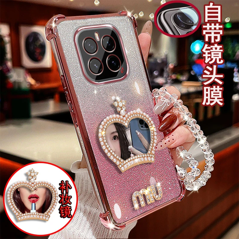 适用于荣耀GT Pro手机壳5G四角气囊镜子防摔镜头全包边保护套女款