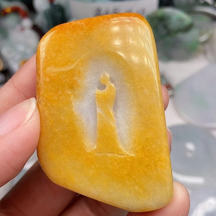 未镶嵌挂件翡翠翡翠