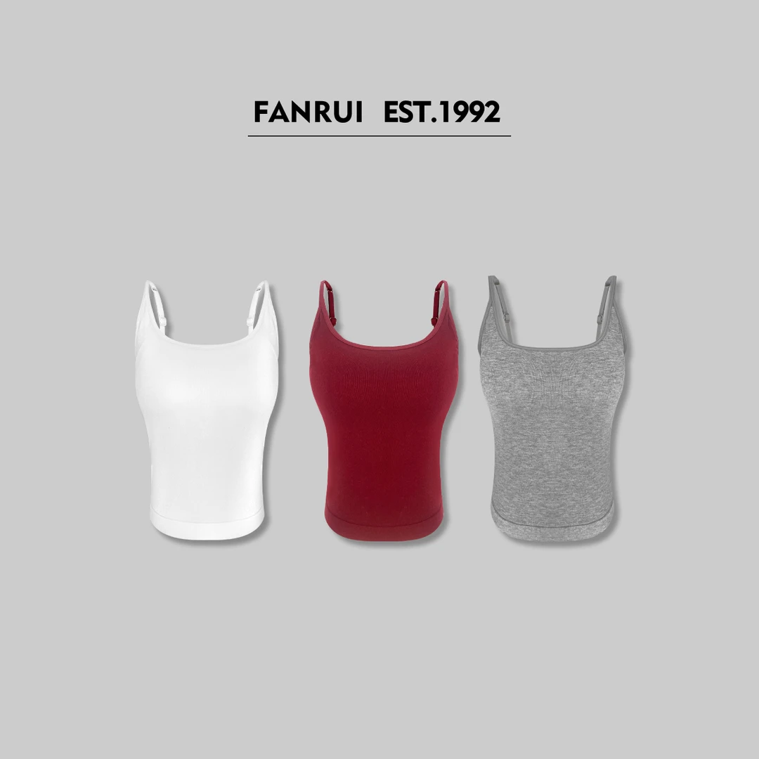 FANRUI/泛芮「清透一夏」时尚气质简约内搭无袖吊带女B15617