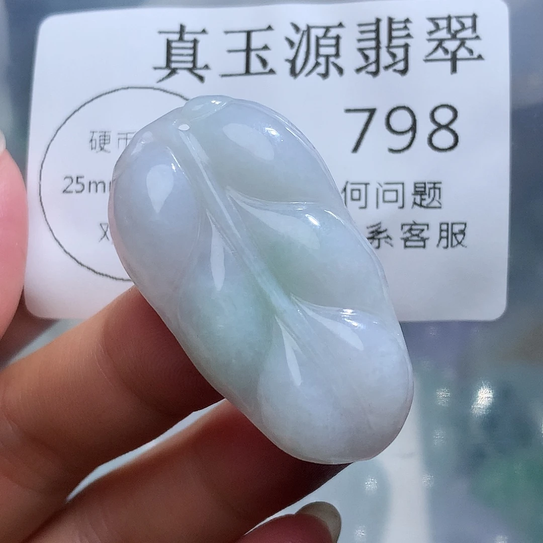 翡翠未镶嵌颈饰798