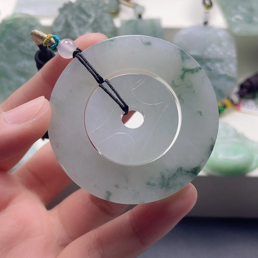 中***读翡翠未镶嵌颈饰天然翡翠1111111