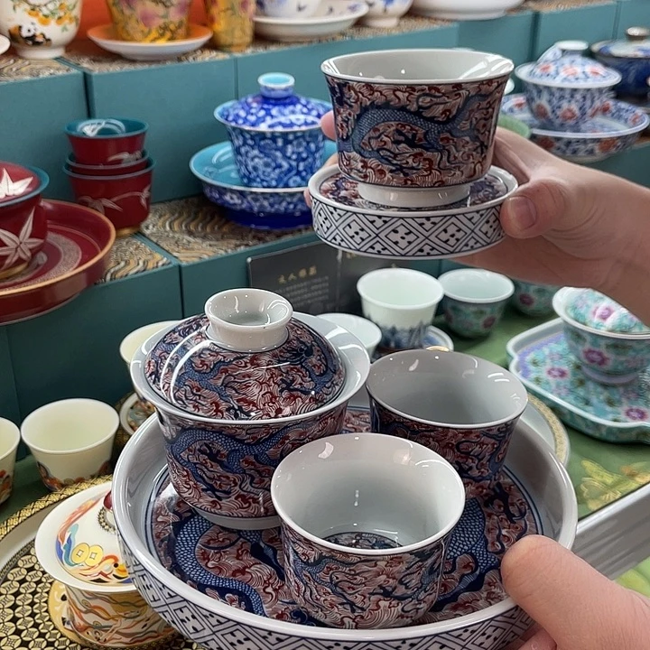 景德镇陶瓷盖碗茶具