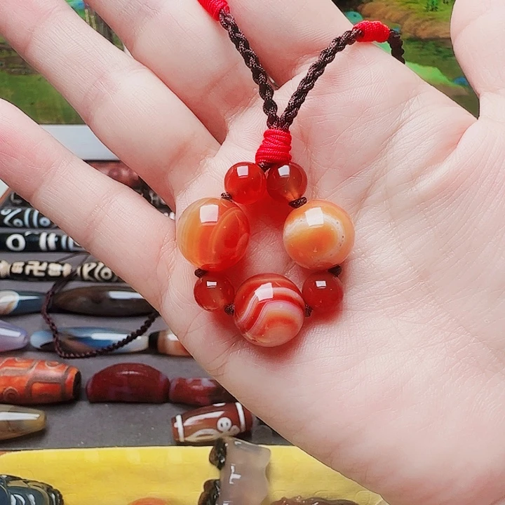 玛瑙/玉髓合金珠宝半成品