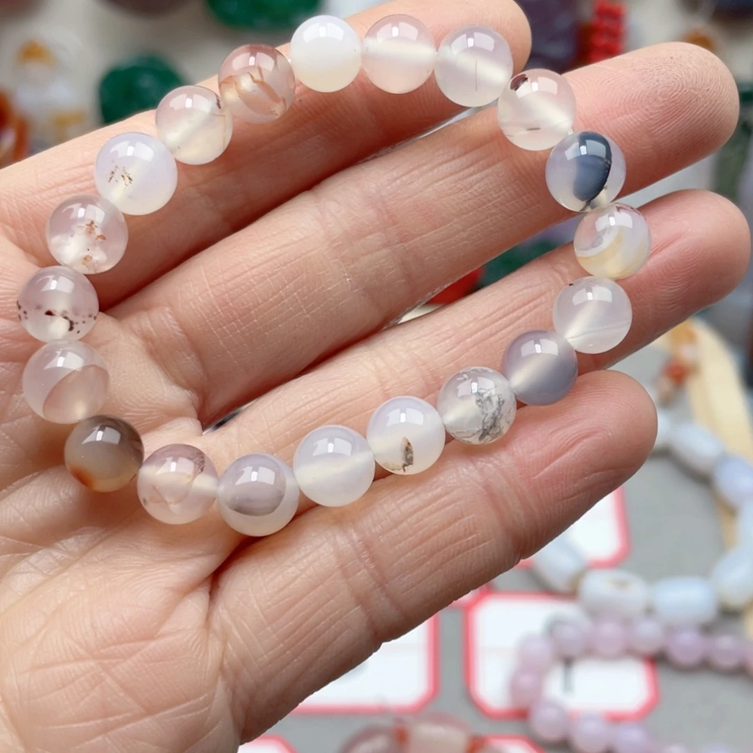 玛瑙/玉髓颈饰合金梦*