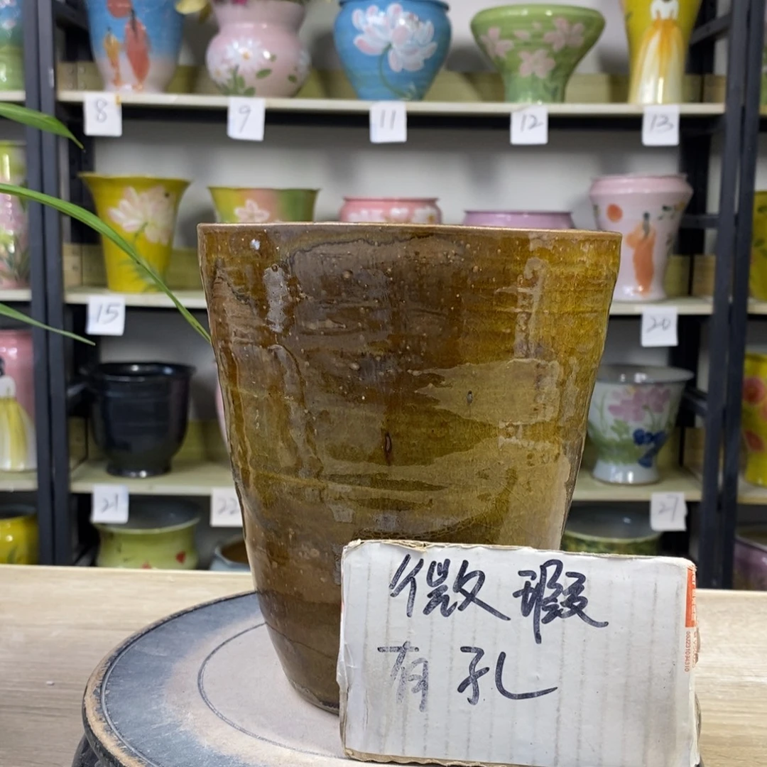 景德镇手工手绘陶瓷花盆