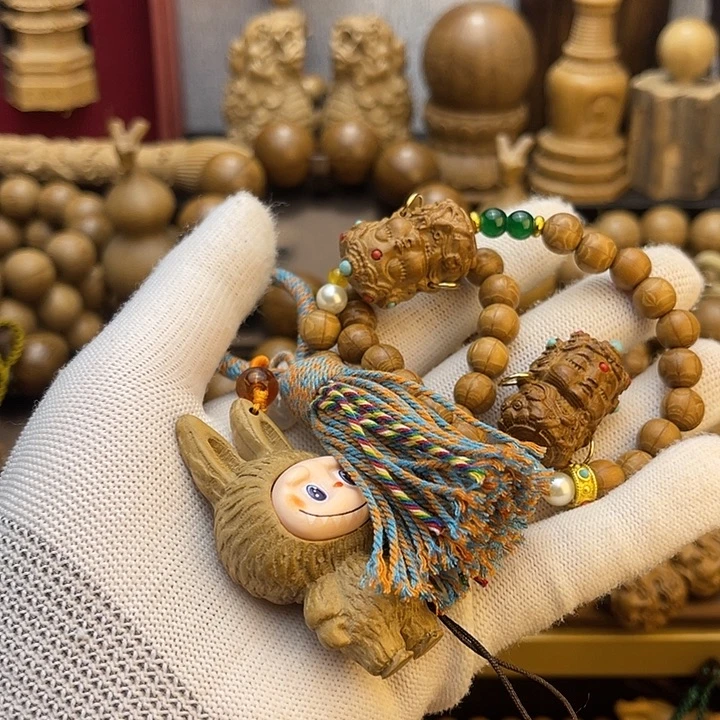 雨***X木质非金属六道木手串