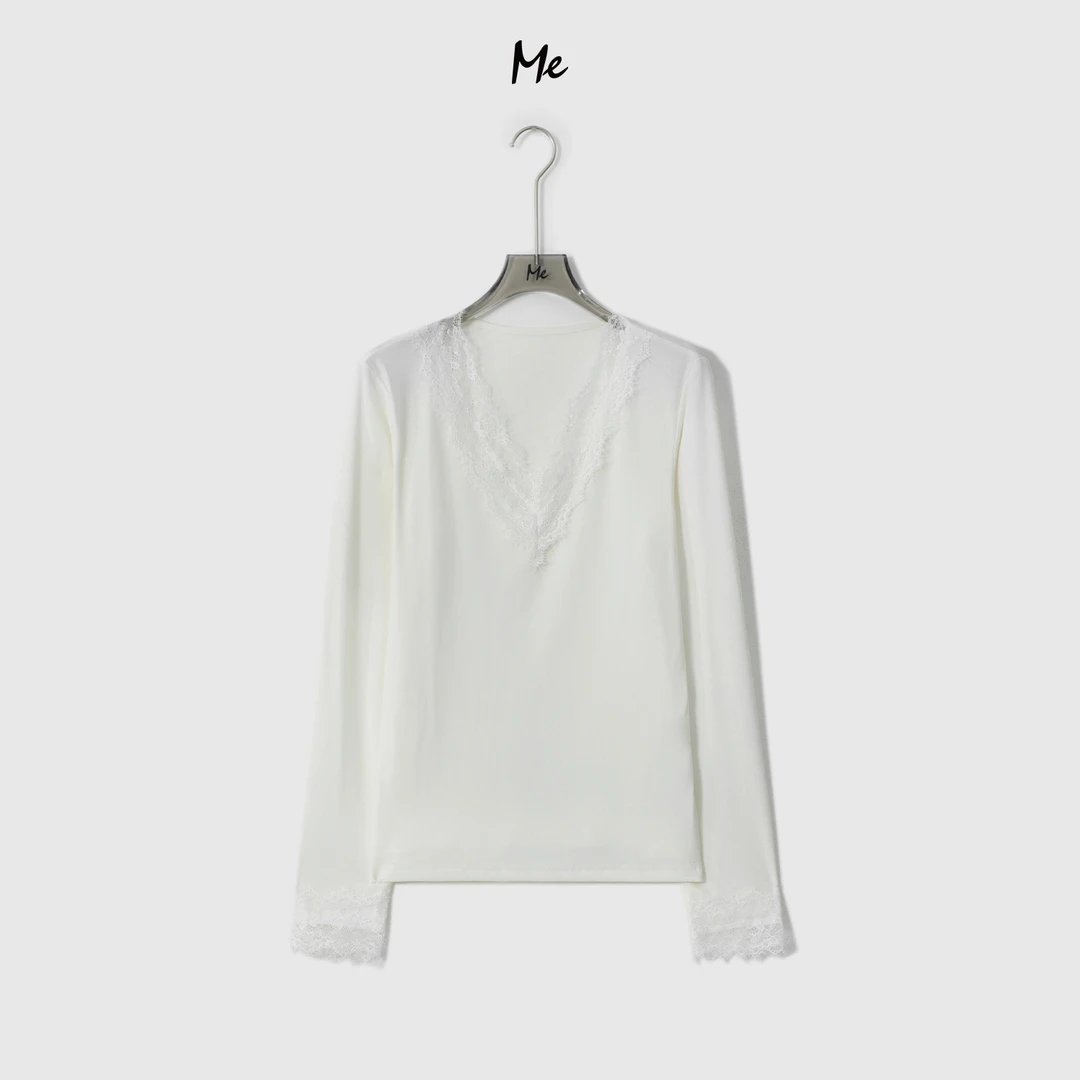 ME【花蕾温泉衫】超柔Q弹浮雕花蕾显瘦时尚百搭休闲上衣MESA1428