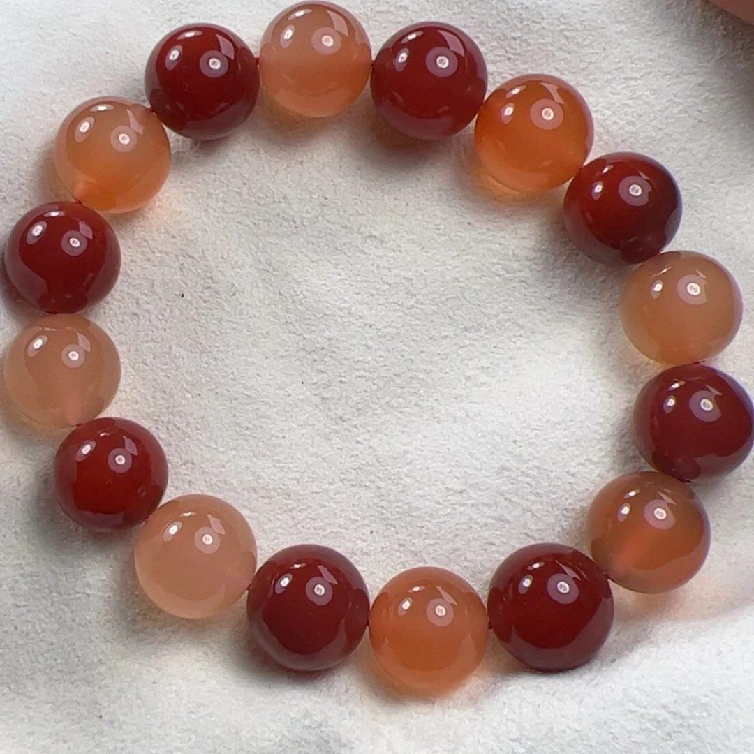 南红玛瑙手串未镶嵌