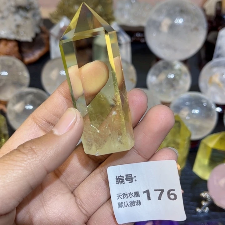 水晶摆件未镶嵌六棱柱