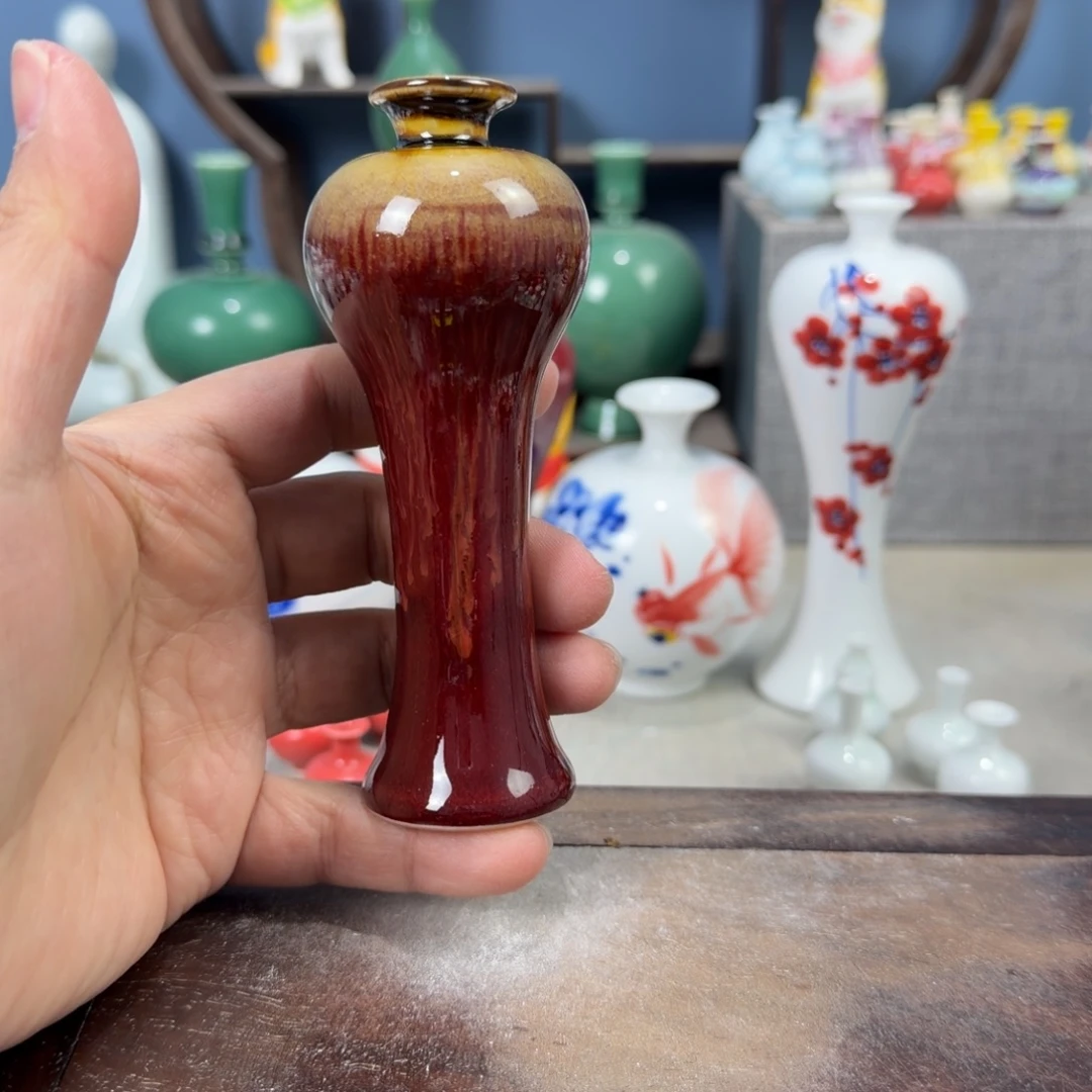 陶瓷手工小花器摆件