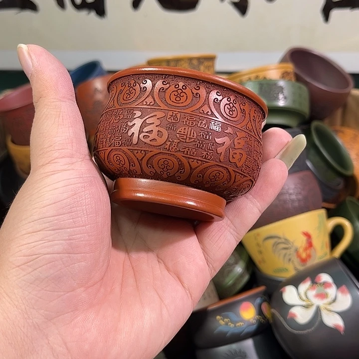 茶杯紫砂全手工紫砂主人杯