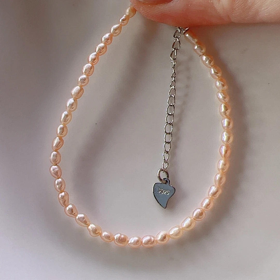 淡水珍珠手绳合金