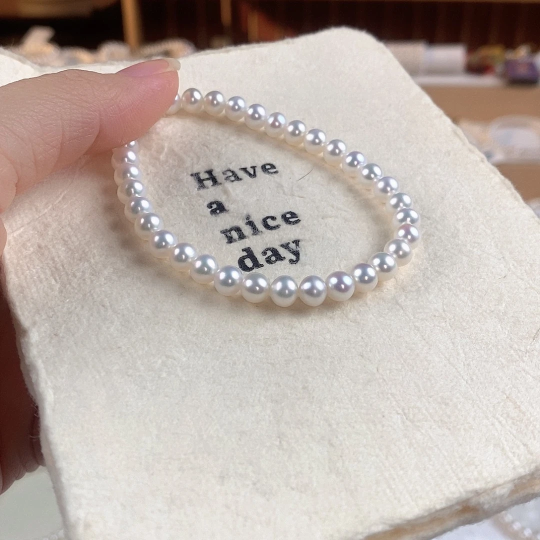 未镶嵌手绳淡水珍珠