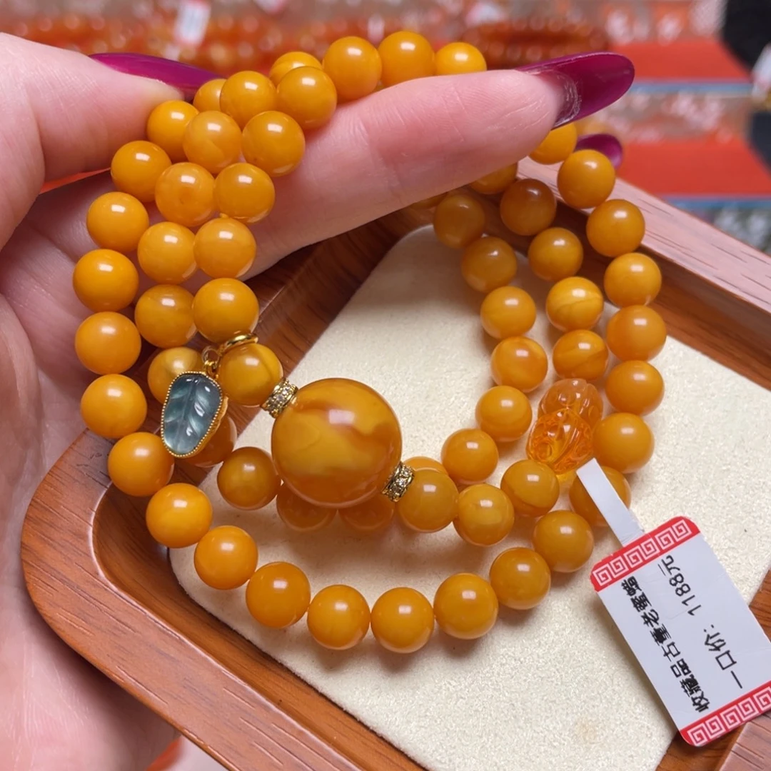 手链蜜蜡未镶嵌手串