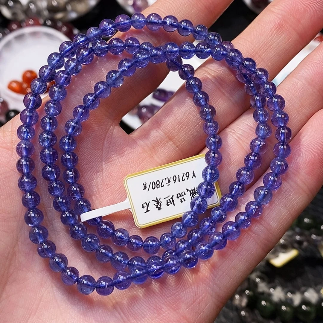 未镶嵌手链坦桑石手串4.8