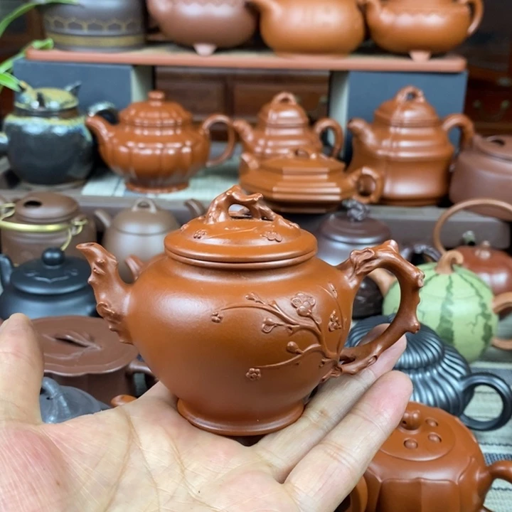 茶壶紫砂报春150cc原矿赵庄朱泥特价