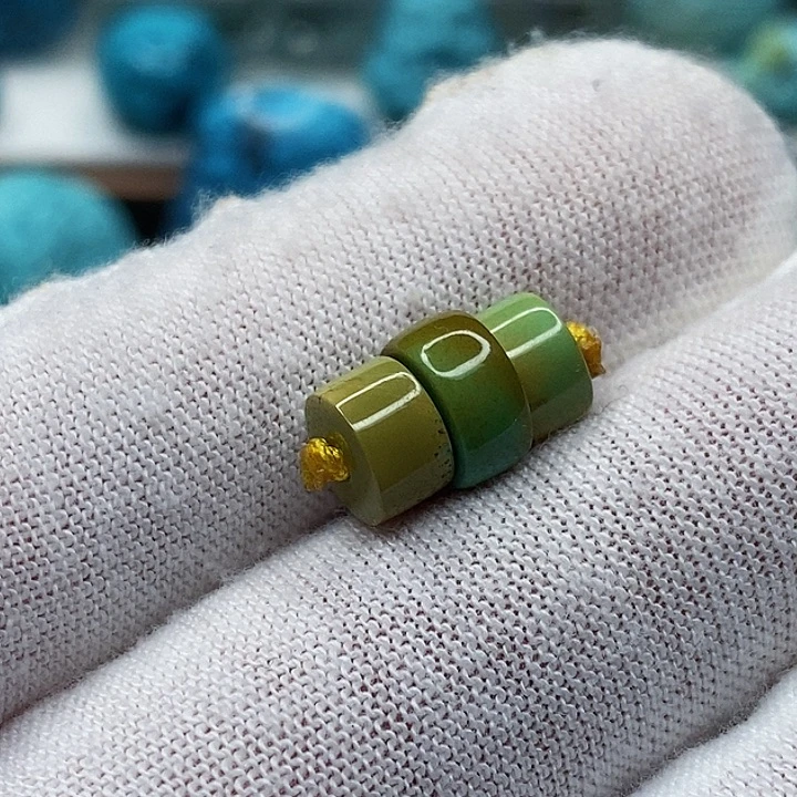 绿松石未镶嵌天然原矿 地大质检