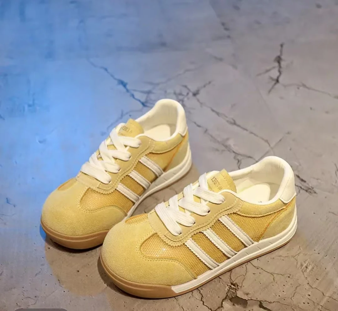 3051德训鞋女款2025新款休闲百搭透气网面阿甘鞋