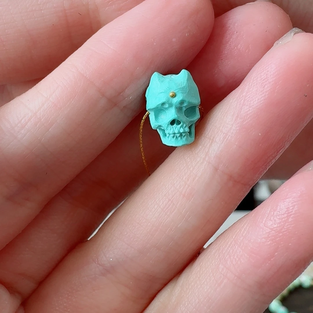 未镶嵌绿松石珠宝奇石