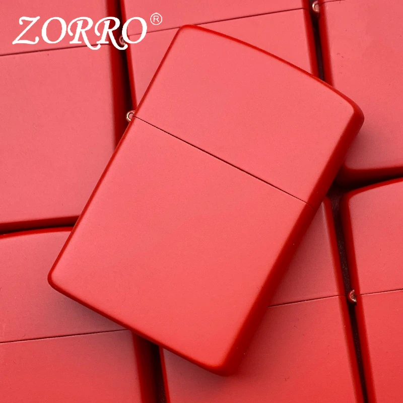 zorro佐罗Z902红漆白漆黑漆光板烟具复古防风红色经典原装常规机