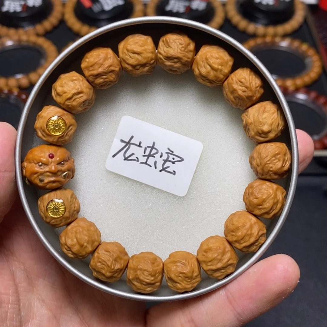 猴头核桃手串全品毕业獠牙恶僧龙蛇之变 尺寸13+龙岩料 单号101