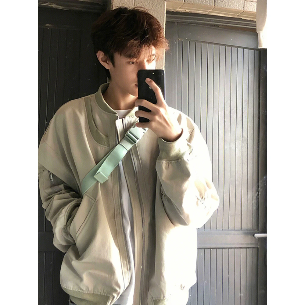 阿尔法ma1飞行员夹克棉服男冬季夹棉棒球服美式复古宽松百搭棉衣