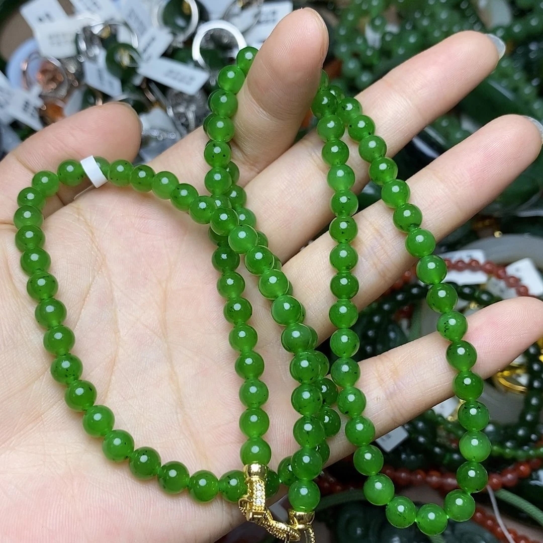 和田玉（碧玉）未镶嵌颈饰