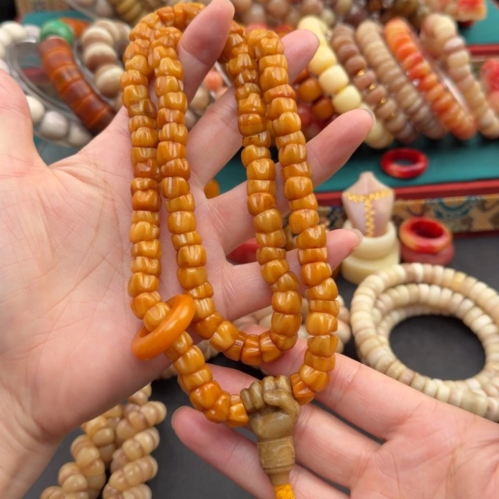 牛骨手串/手链10尺寸大肠108颗