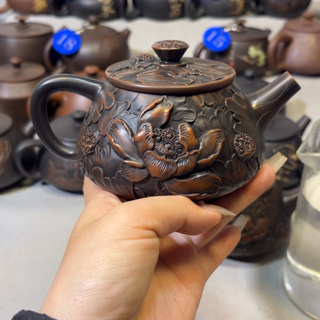 【闪购商品】?****?红泥 堆雕 容量 230c c